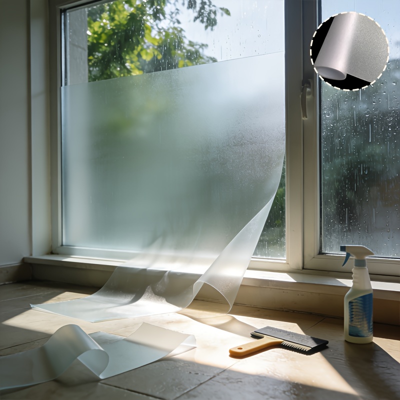 Home Office Ideas - Mat Buzlu Gizlilik Pencere Filmi Statik