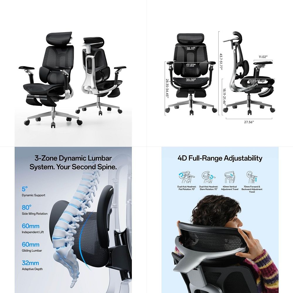Ergonomic Office Chair - E3 Pro 2026 Edition Ergonomik Ofis