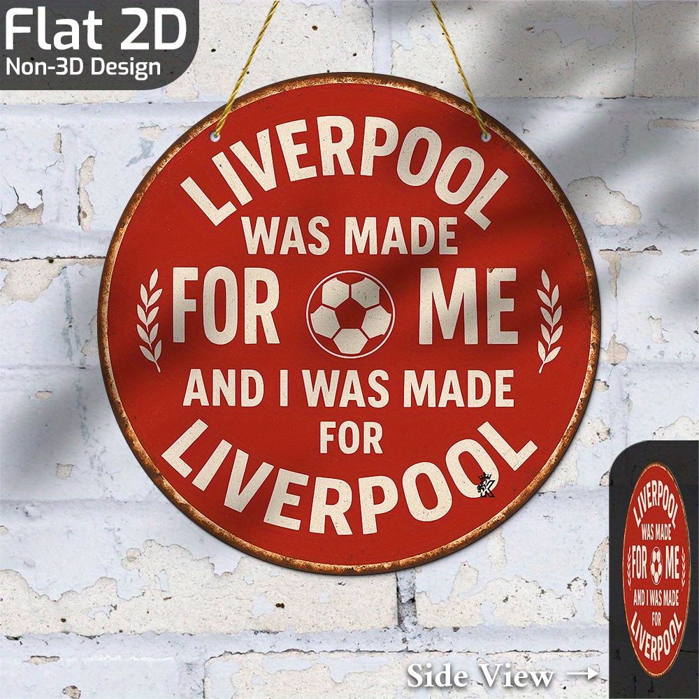 Teneke Levha - Liverpool Benim - Home Office Liverpool incelemesi ve fiyatı