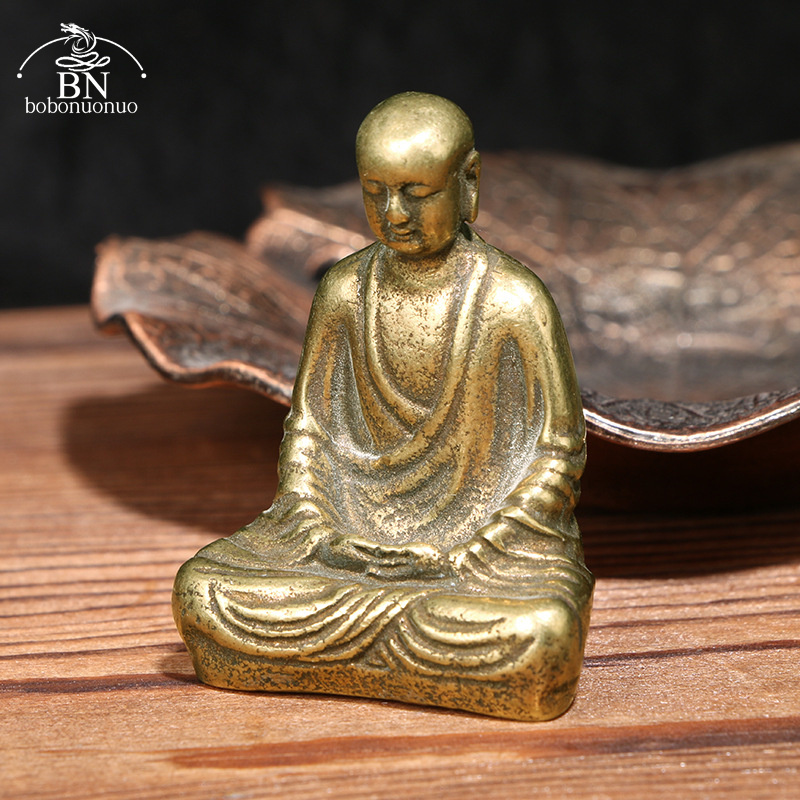 Antik Pirinç Buda Heykeli Mini - Home Office Feng Shui incelemesi ve fiyatı