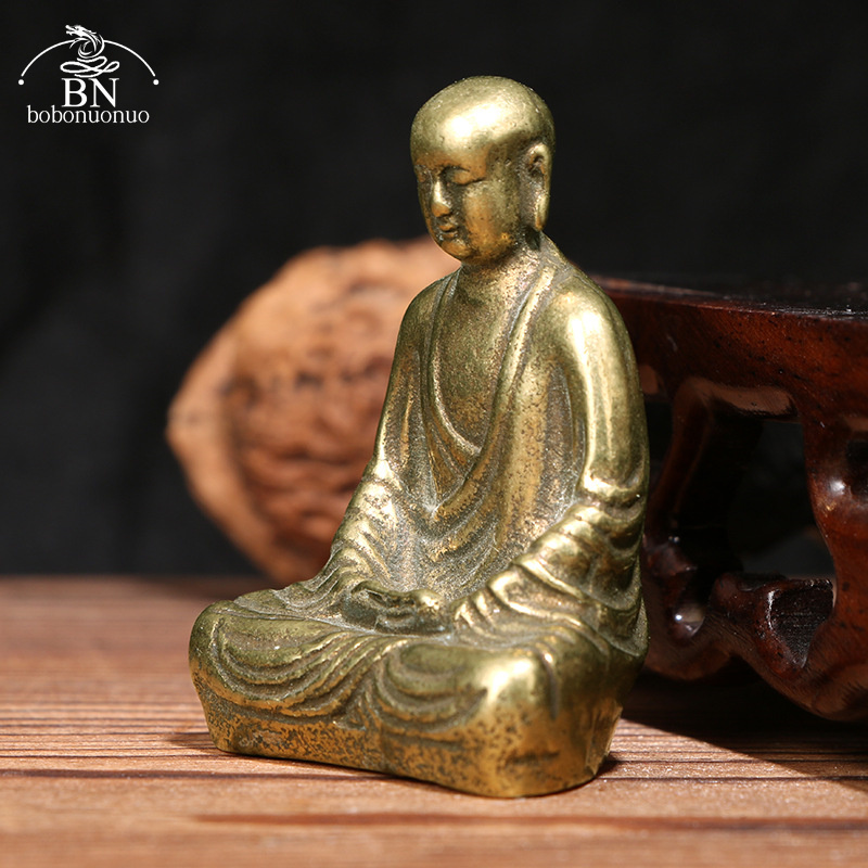 Antik Pirinç Buda Heykeli Mini - Home Office Feng Shui incelemesi ve fiyatı