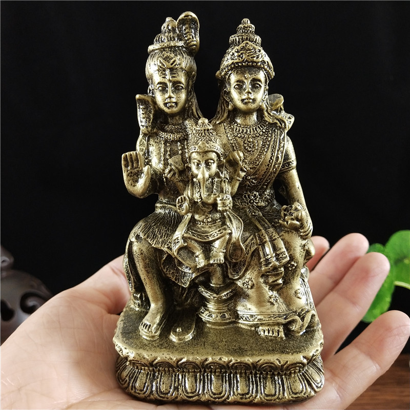 Bronz Renkli Shiva Heykeli Hin - Home Office Feng Shui incelemesi ve fiyatı