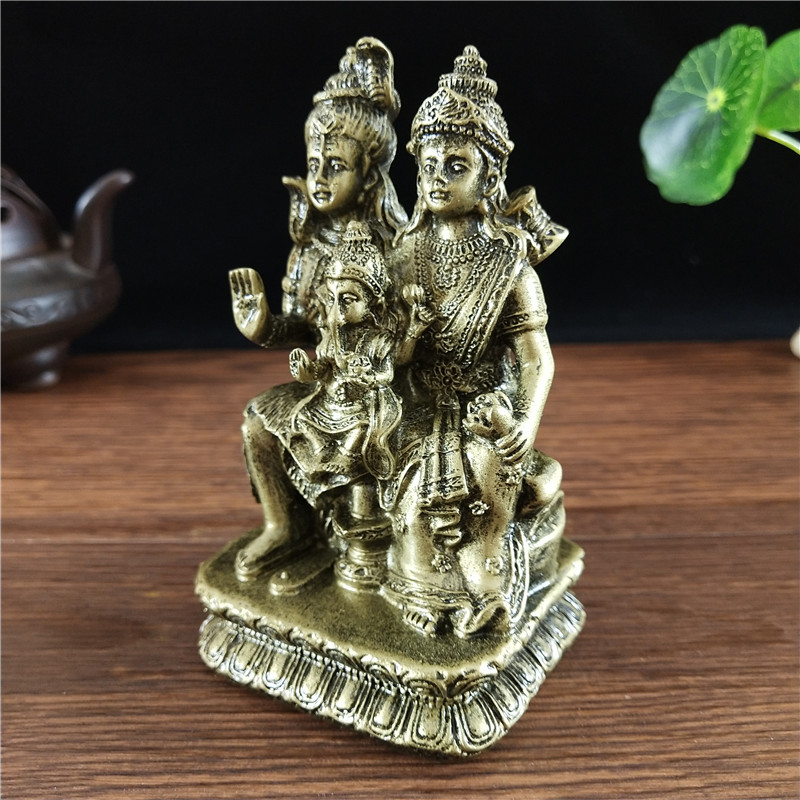 Bronz Renkli Shiva Heykeli Hin - Home Office Feng Shui incelemesi ve fiyatı
