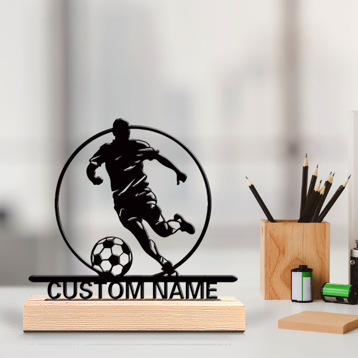 İsme Özel Metal Futbolcu Heyke - Home Office Ideas incelemesi ve fiyatı