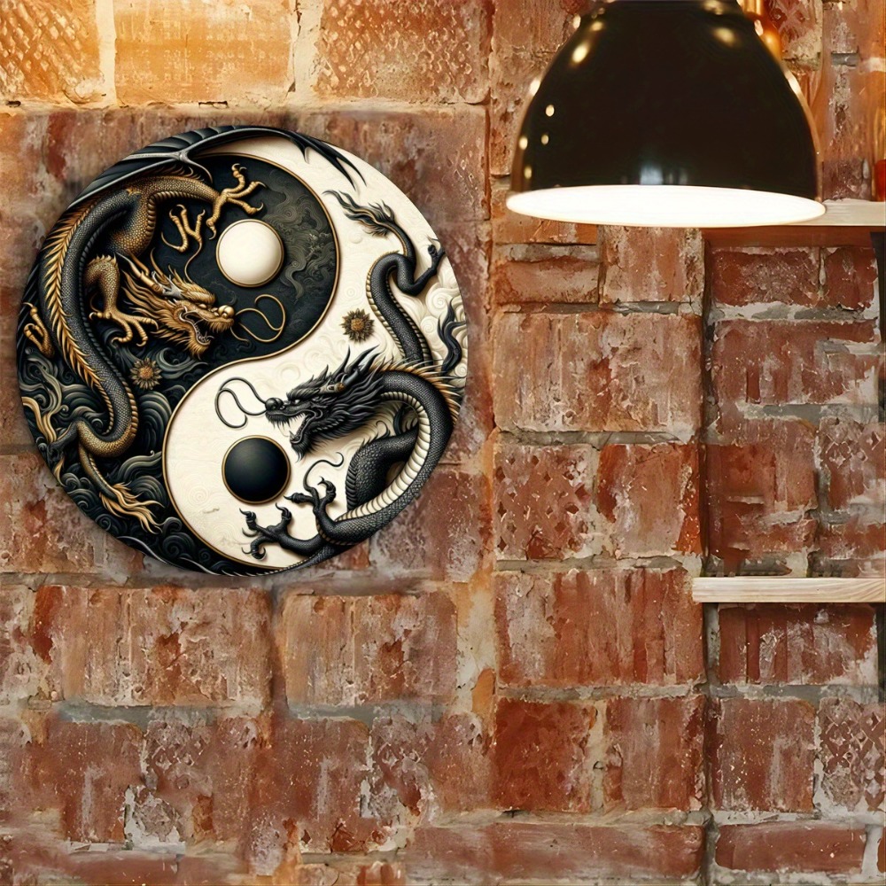 Yin-Yang Çin Ejderhası Metal T - Home Office Ideas incelemesi ve fiyatı