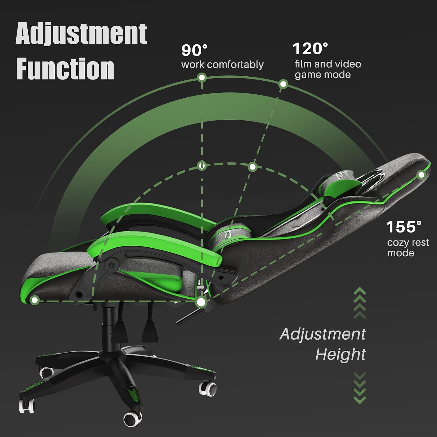 Ergonomik Oyuncu Koltuğu PU De - Ergonomic Office Chair incelemesi ve fiyatı