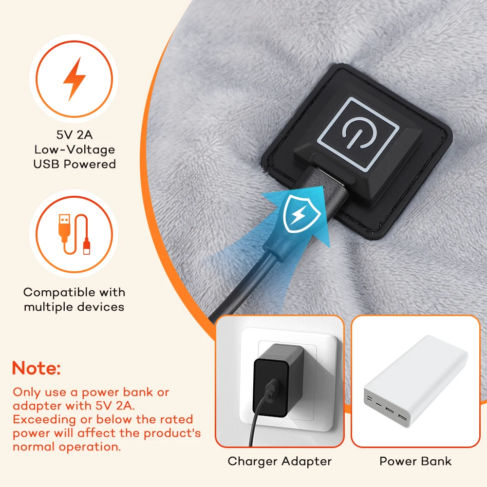 3 Isı Ayarlı USB Isıtmalı Şal, - Home Office Hours incelemesi ve fiyatı
