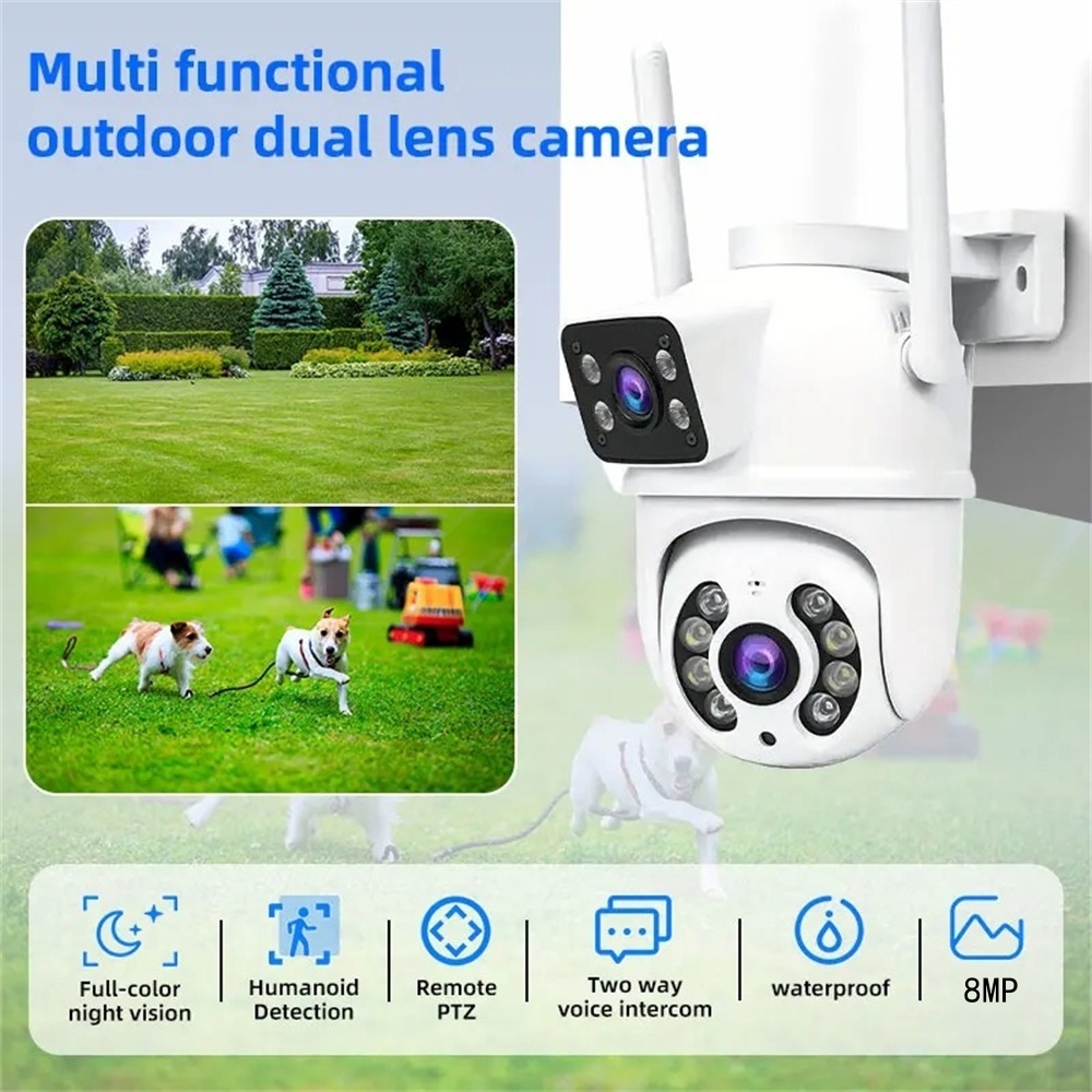 4K 8MP Wifi Kamera PTZ Dış Mek - Home Office Email incelemesi ve fiyatı